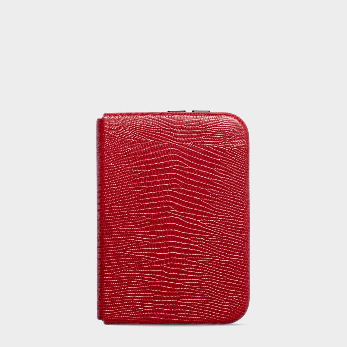 Violet Red MagSafe Lizard Leather Personalized Case iPhone Duo