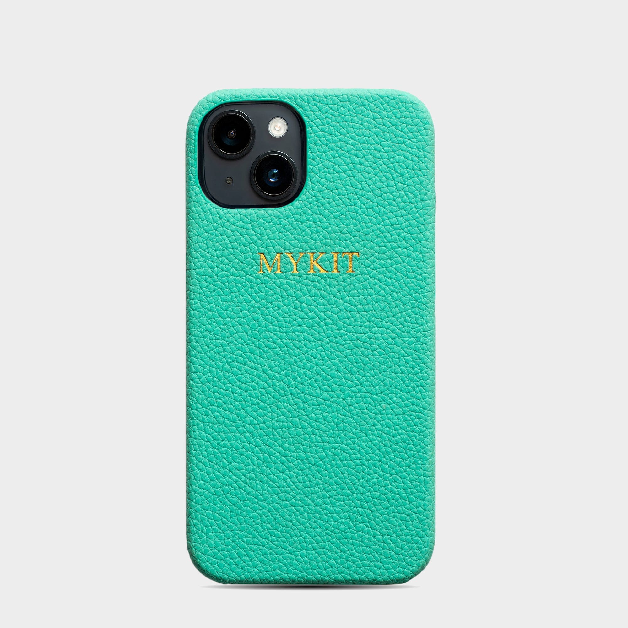 Teal Pebble Texture Personalized Snap Case