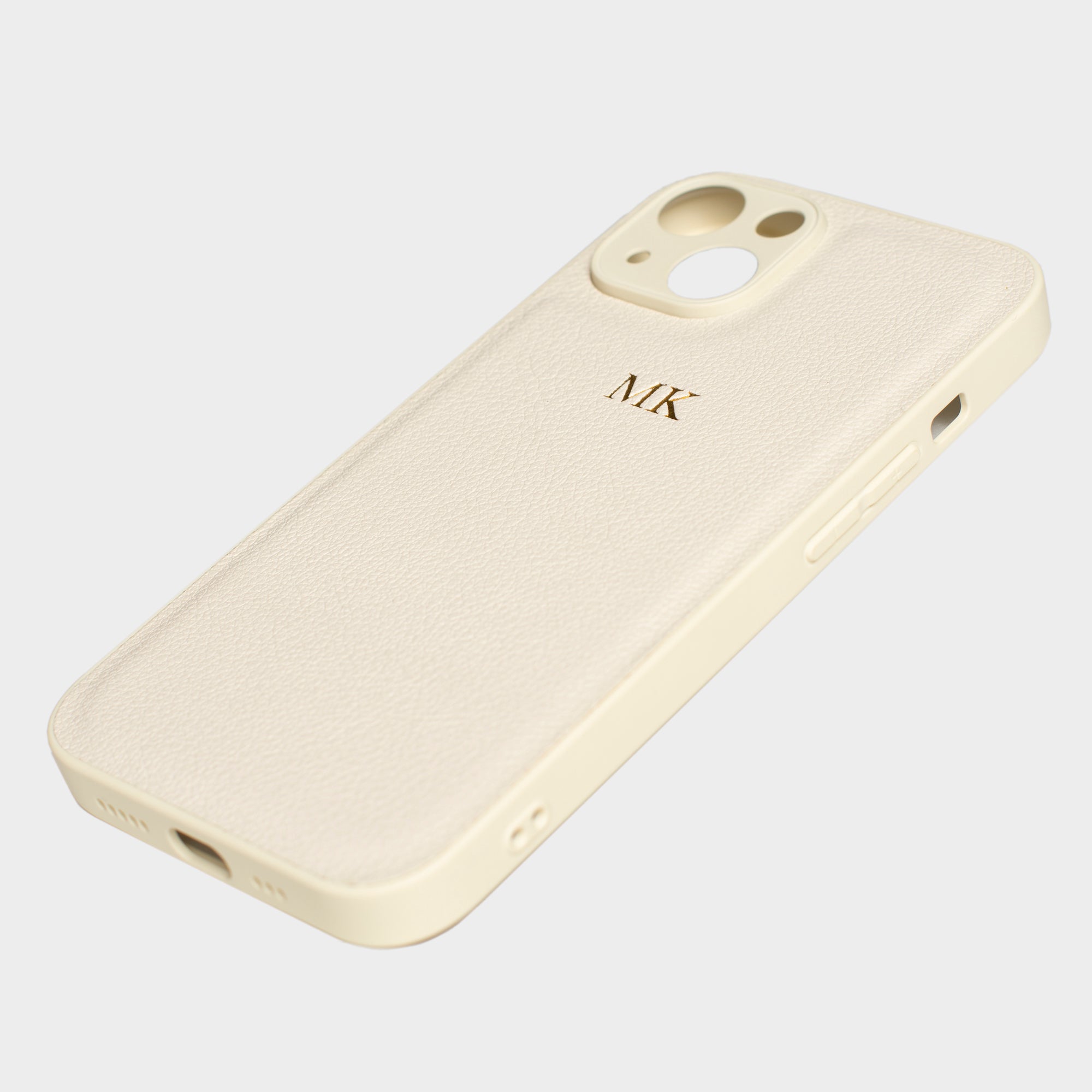 White Padded Personalized Case