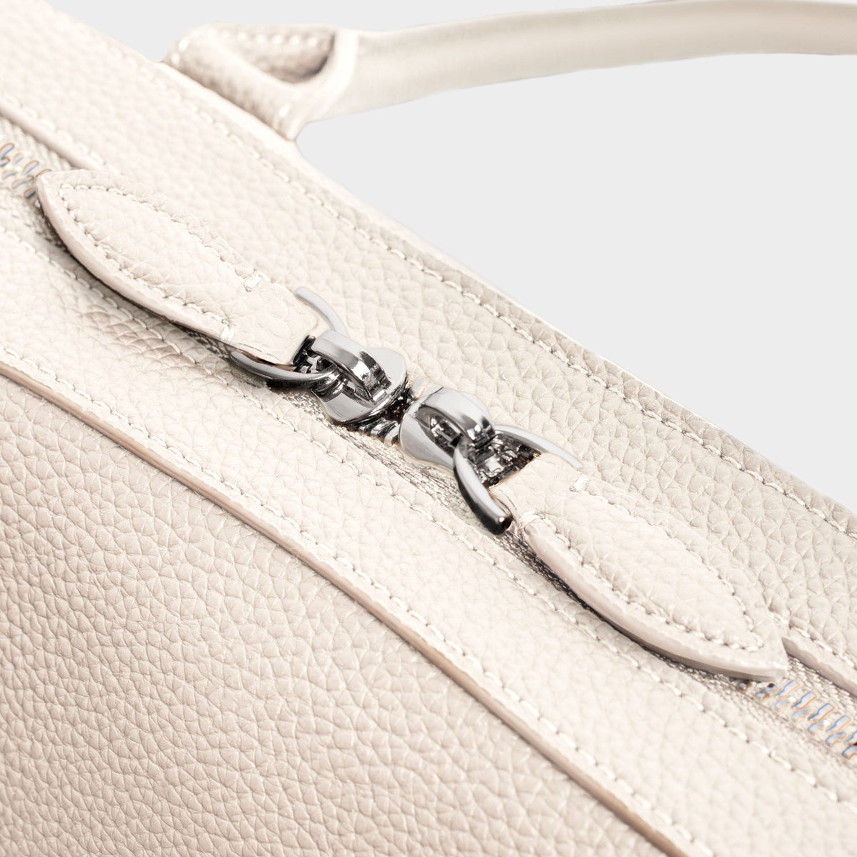 Cream Pebble Personalized City Bag