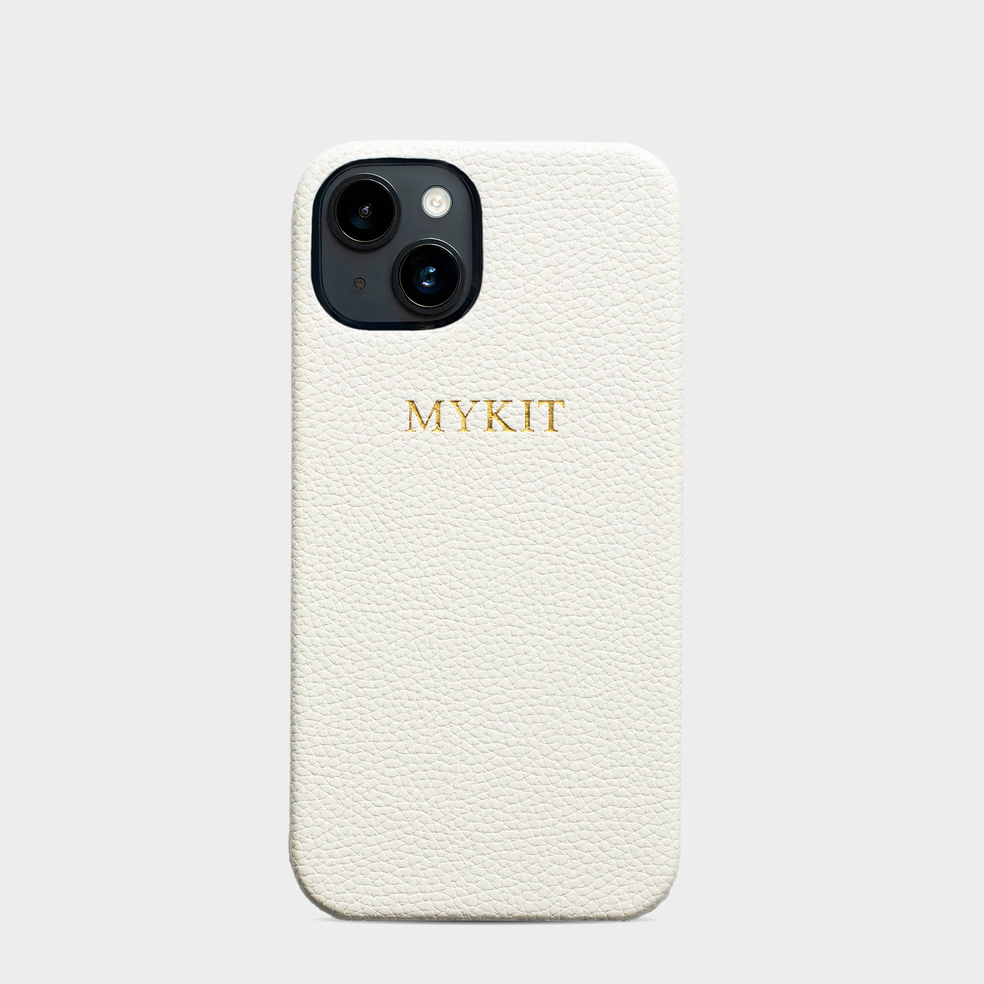 White Pebble Texture Personalized Snap Case